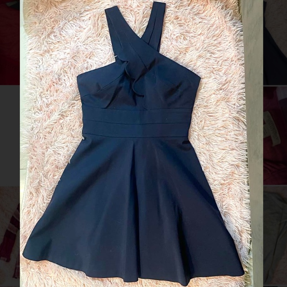 Blue Elegant Dress Armani